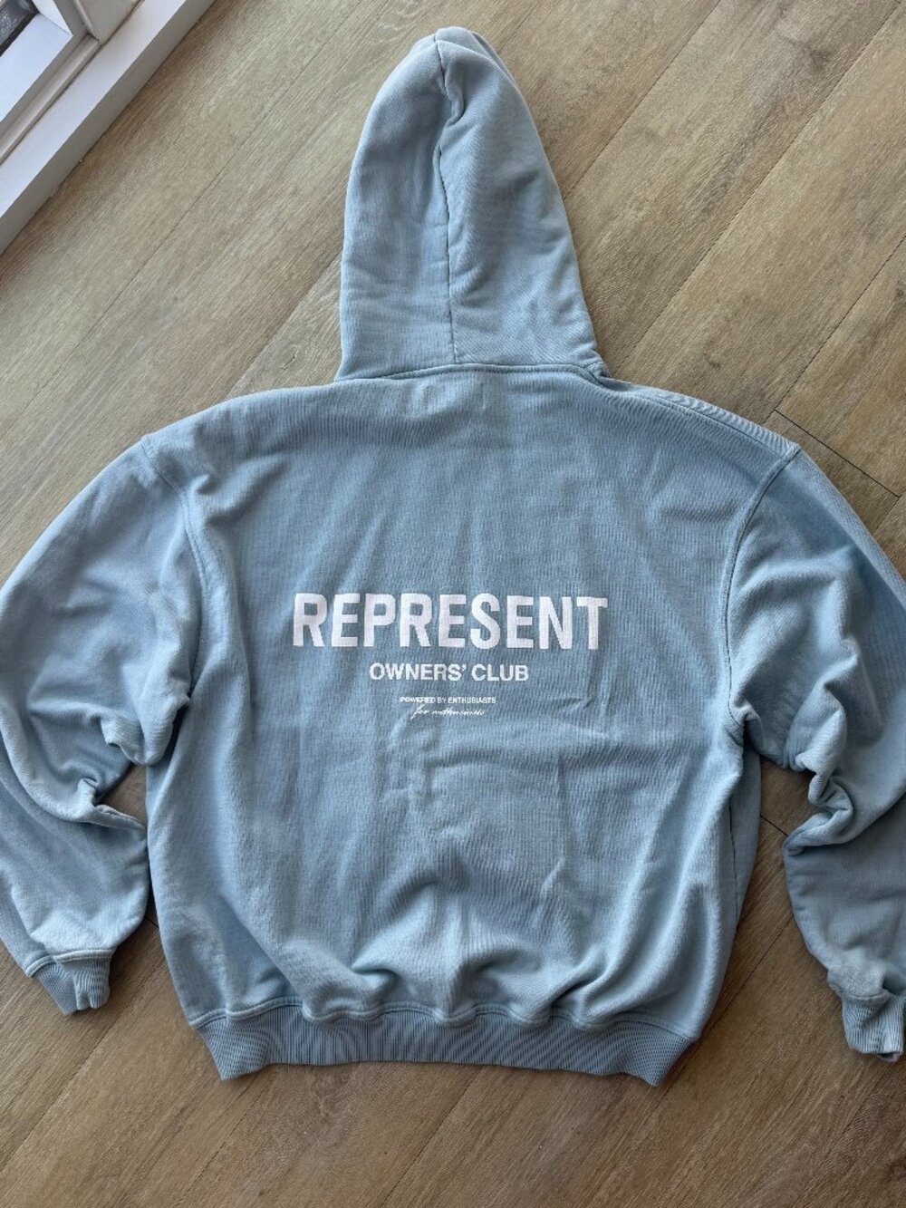 REPRESENT 'Owners Club' Hoodie - Powder Blue - XXL